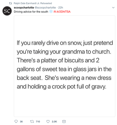 Screencap via Dale Jr.’s Twitter feed.